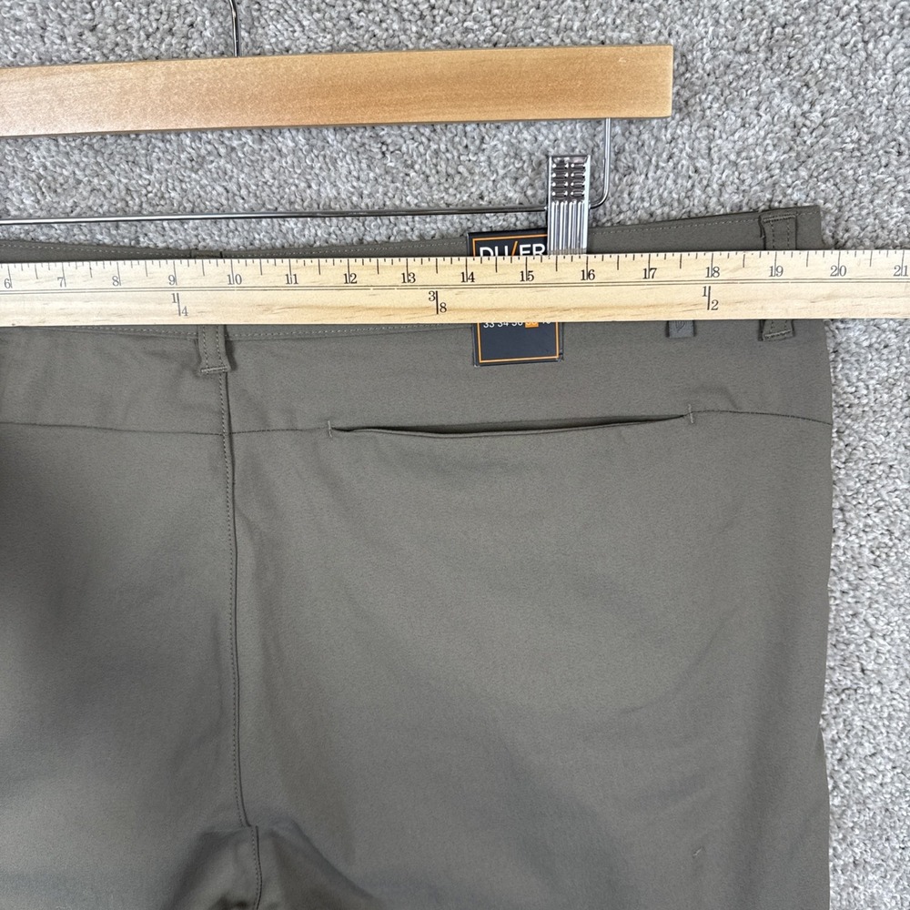DU/ER Nustretch 7" Performance Stretch Shorts Thyme Men's‎ 38 NEW - Picture 4 of 6